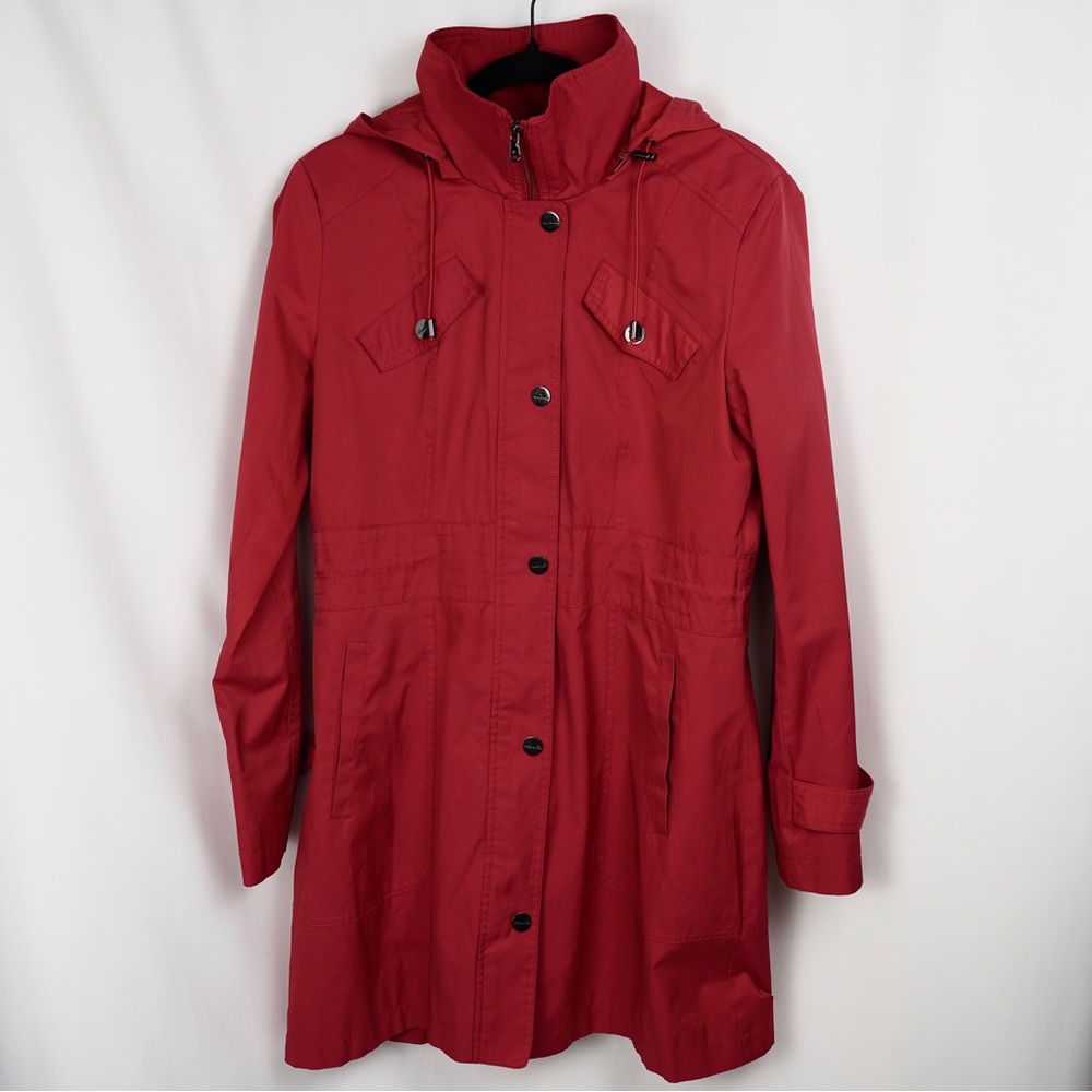Kenneth Cole New York Red Raincoat